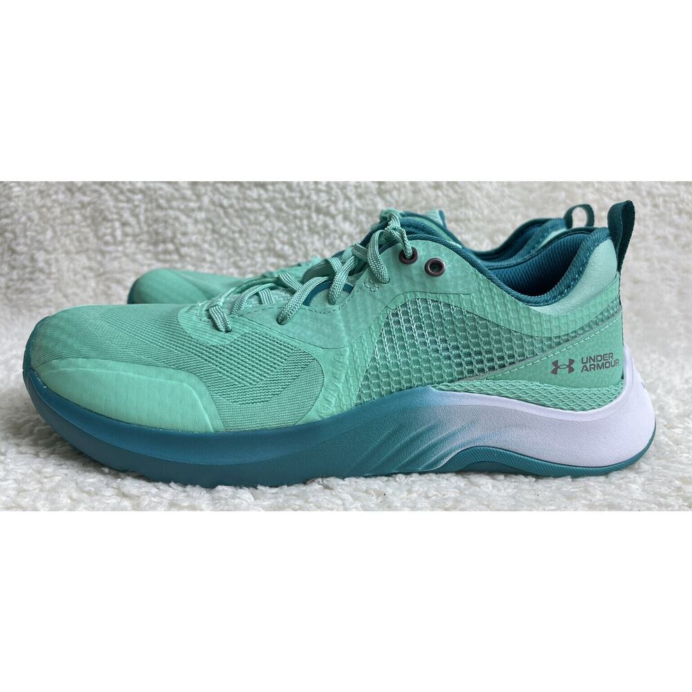 Under Armour HOVR Omnia Woman's Size 8.5 Green Breeze/Coastal Teal